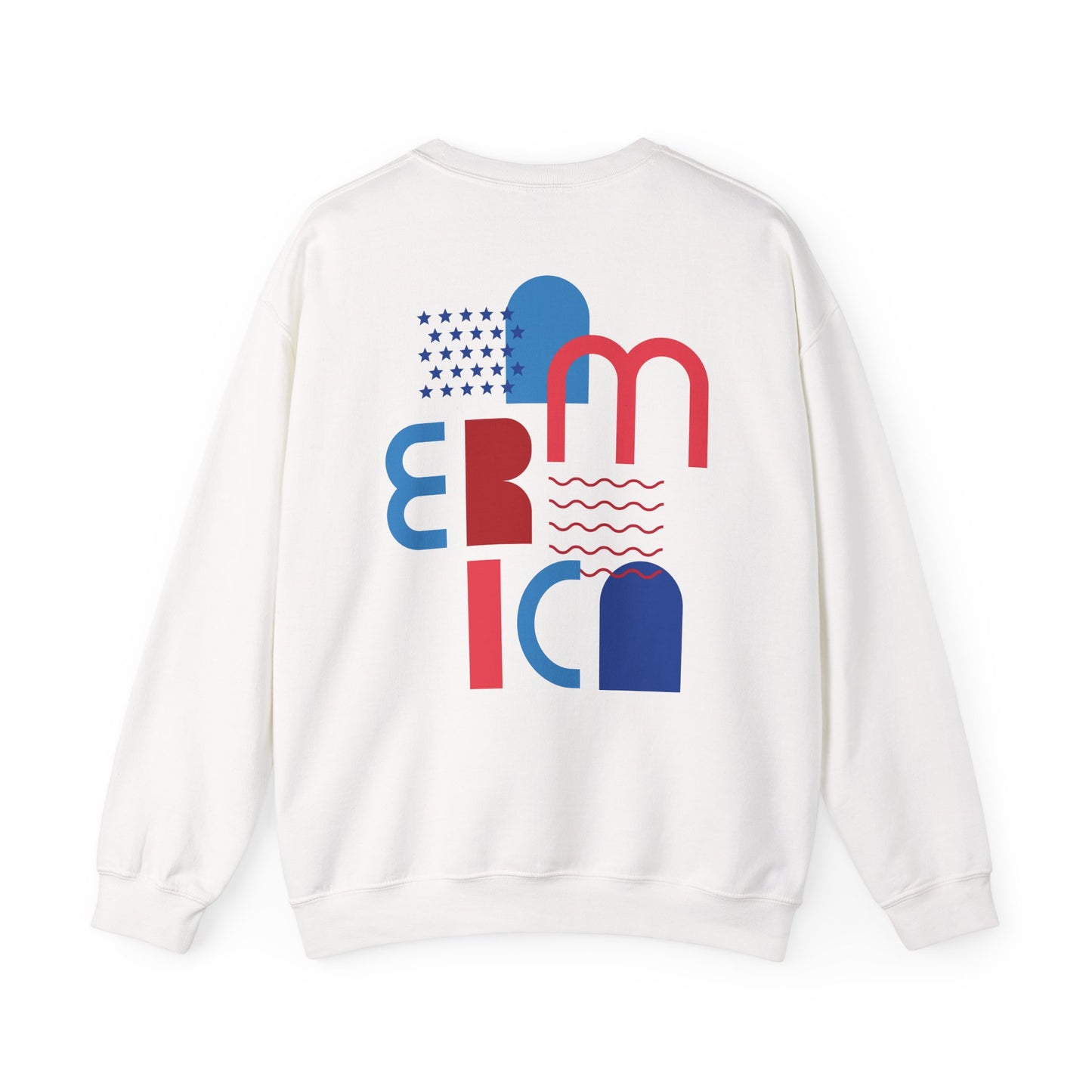 Bold Graphic Crewneck Sweatshirt