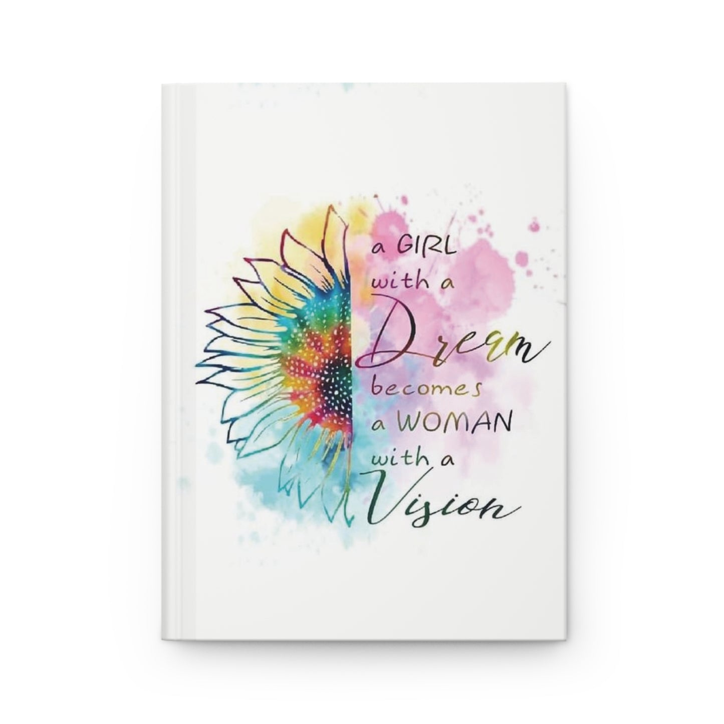 Inspiring Women's Journal - Colorful Hardcover Notebook