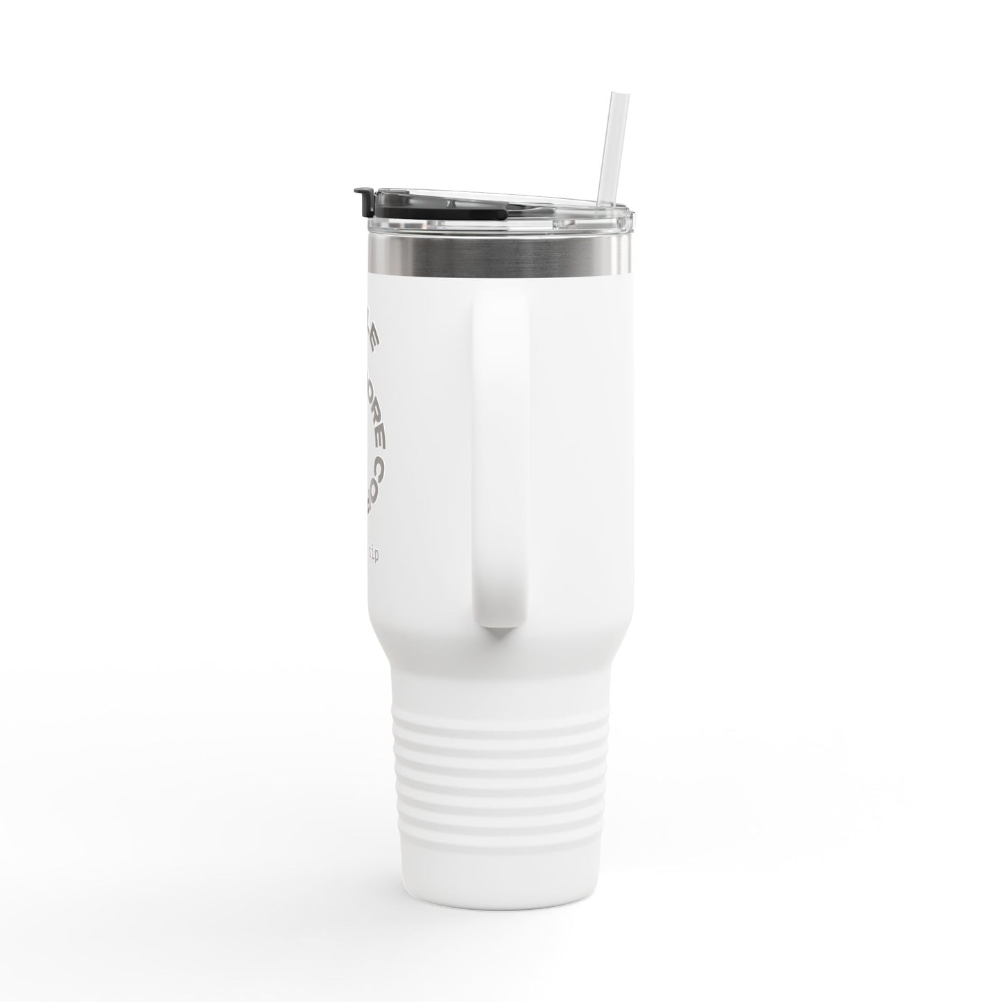 Travel Mug - Less Hustle More Coffee Stanley Cup Design