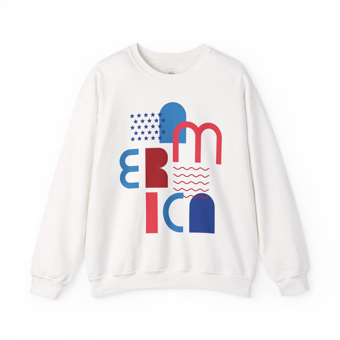 Bold Graphic Crewneck Sweatshirt