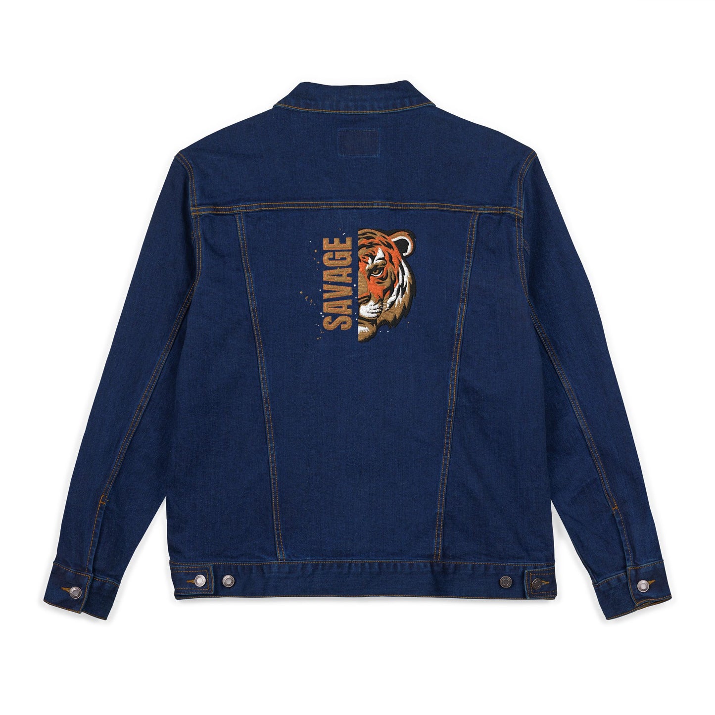 Embroidered Unisex Denim Jacket