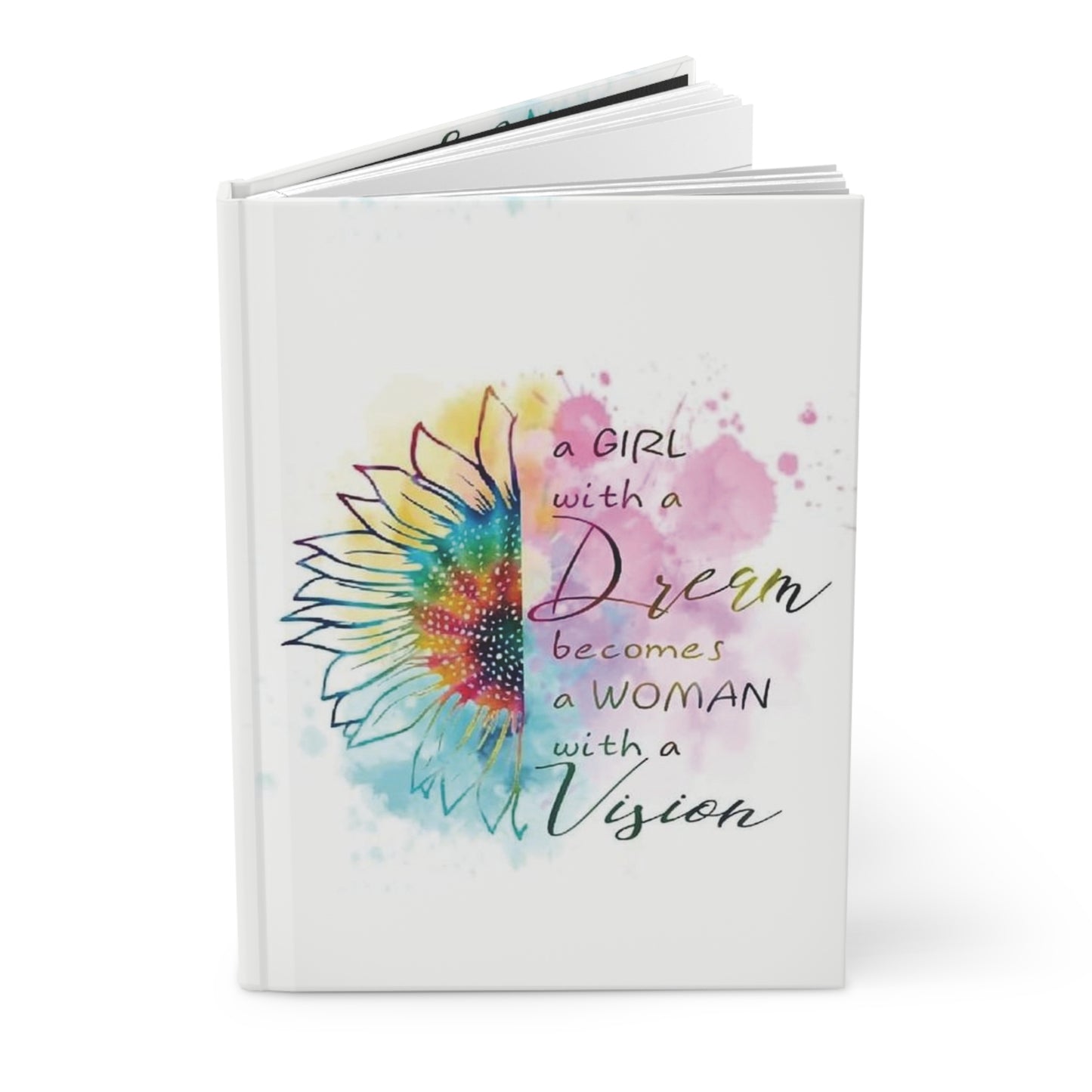 Inspiring Women's Journal - Colorful Hardcover Notebook