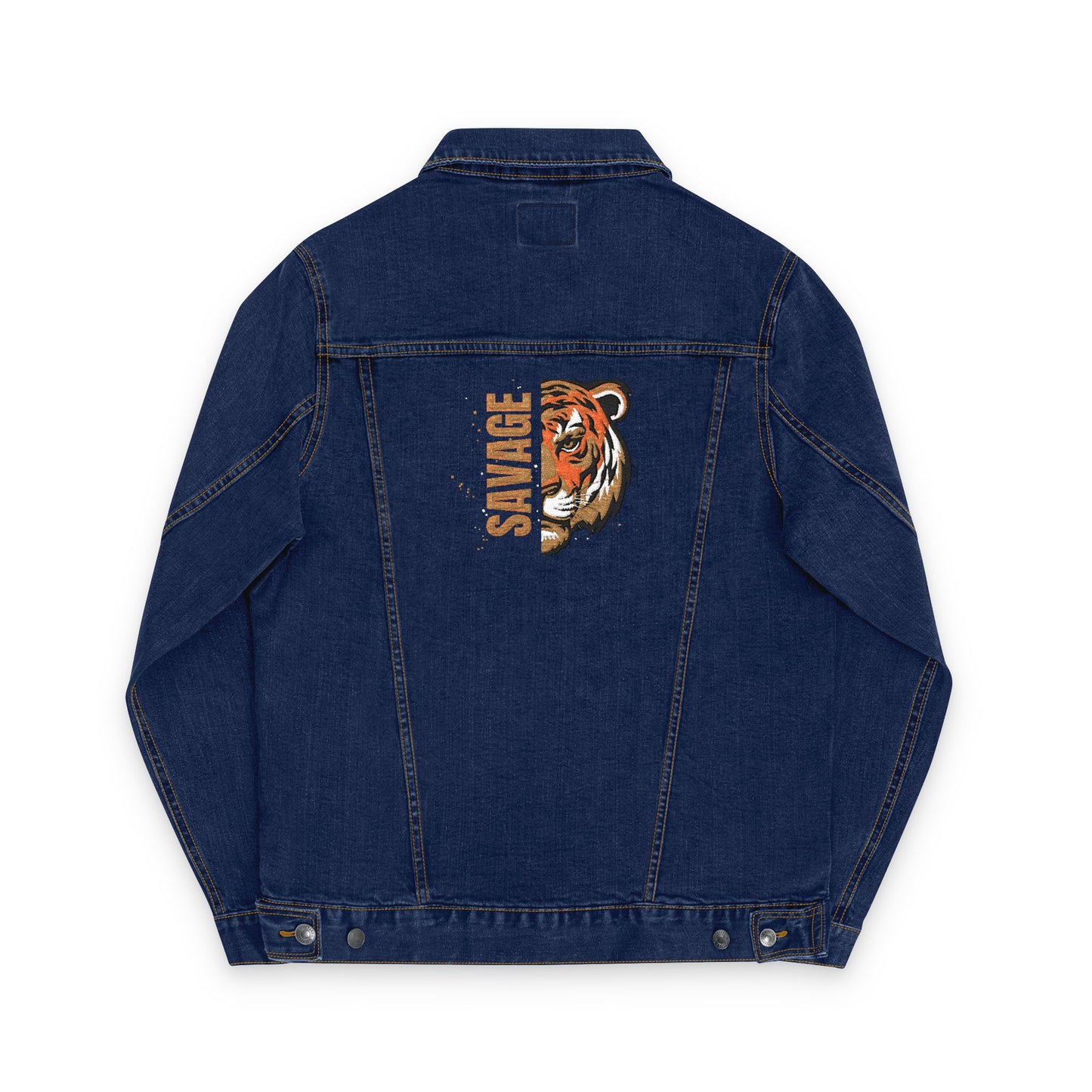 Embroidered Unisex Denim Jacket
