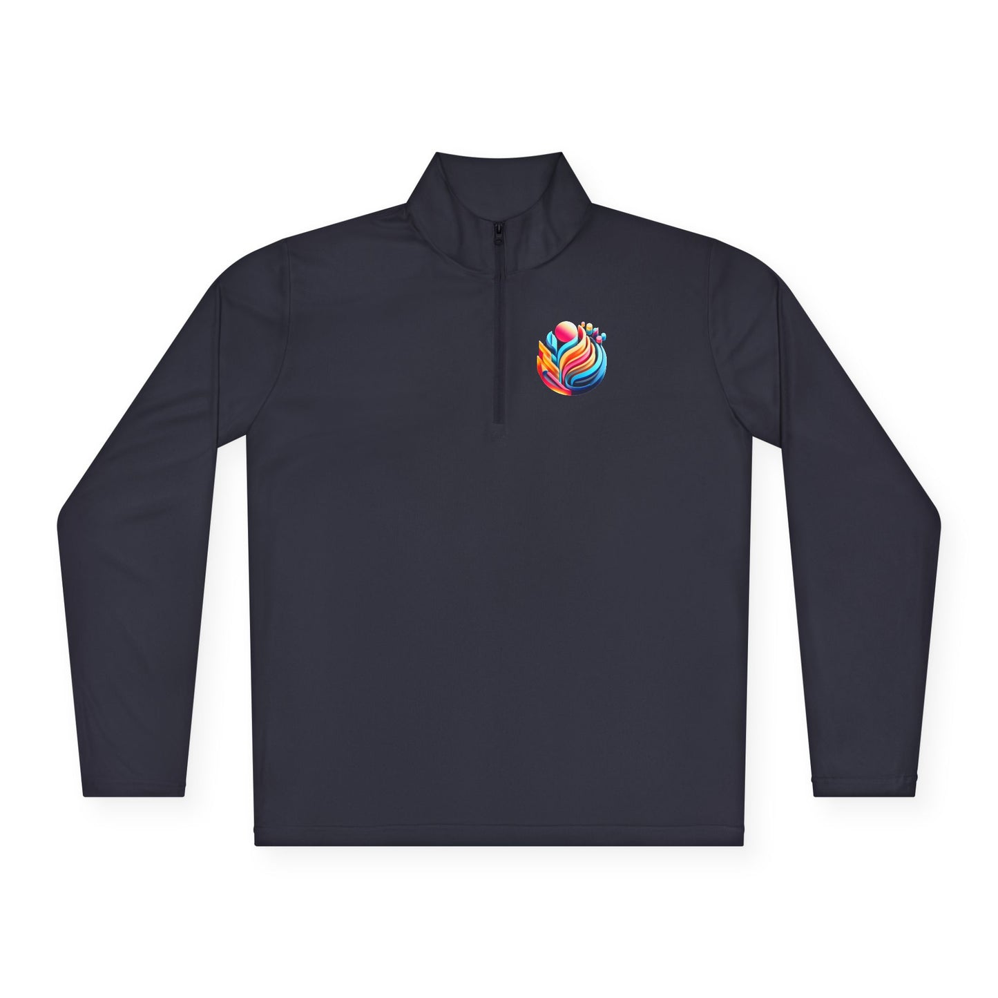 Vibrant Unisex Quarter-Zip Pullover