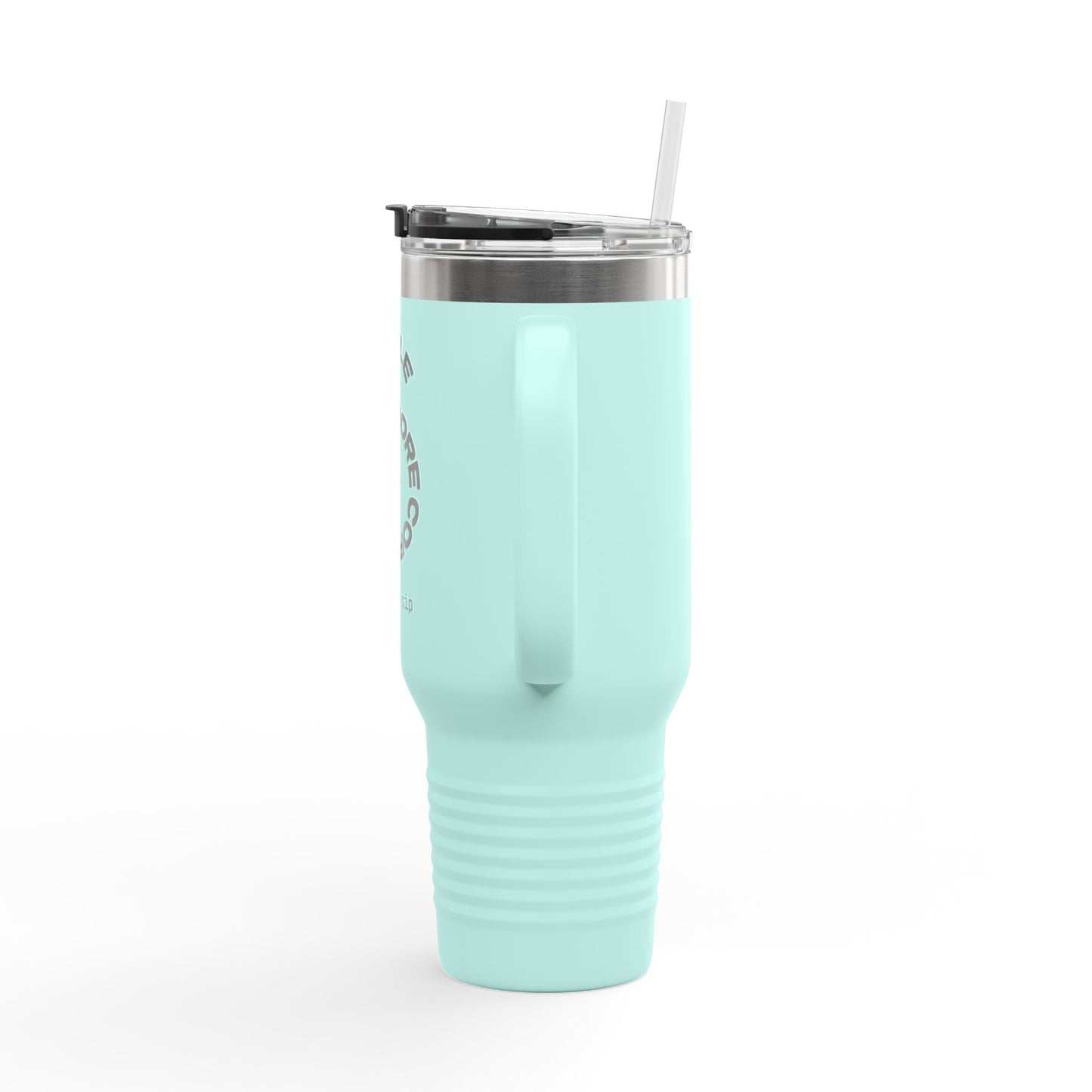 Travel Mug - Less Hustle More Coffee Stanley Cup Design