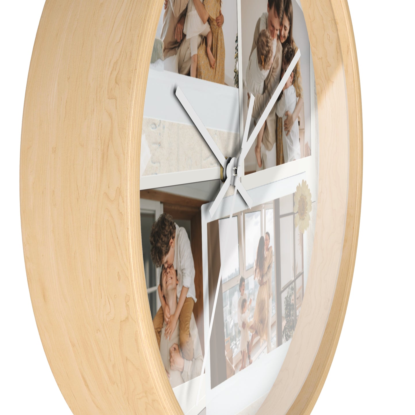Personalized Family Photo Wall Clock, Home Accessories