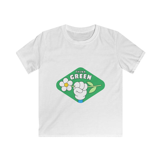 Kids Softstyle Tee - Go Green Soft Style Tee for Kids