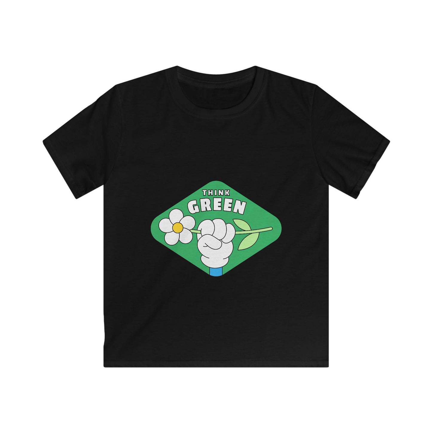 Kids Softstyle Tee - Go Green Soft Style Tee for Kids