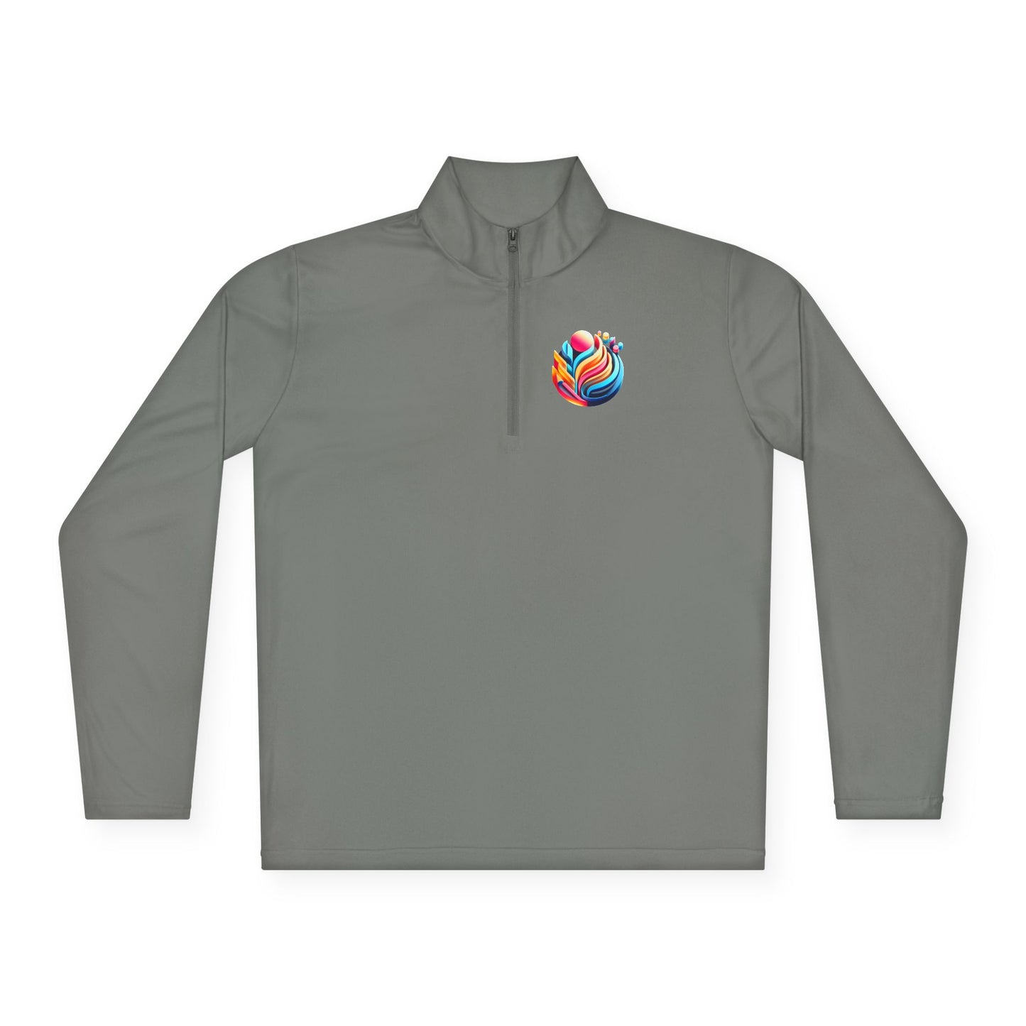 Vibrant Unisex Quarter-Zip Pullover