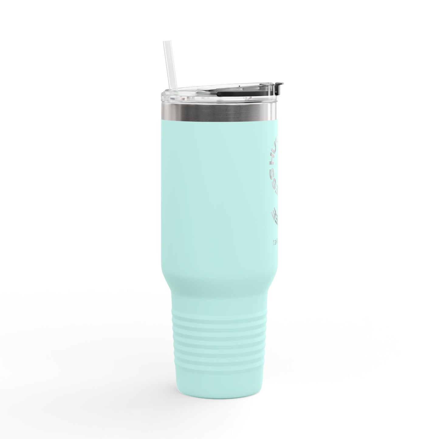 Travel Mug - Less Hustle More Coffee Stanley Cup Design