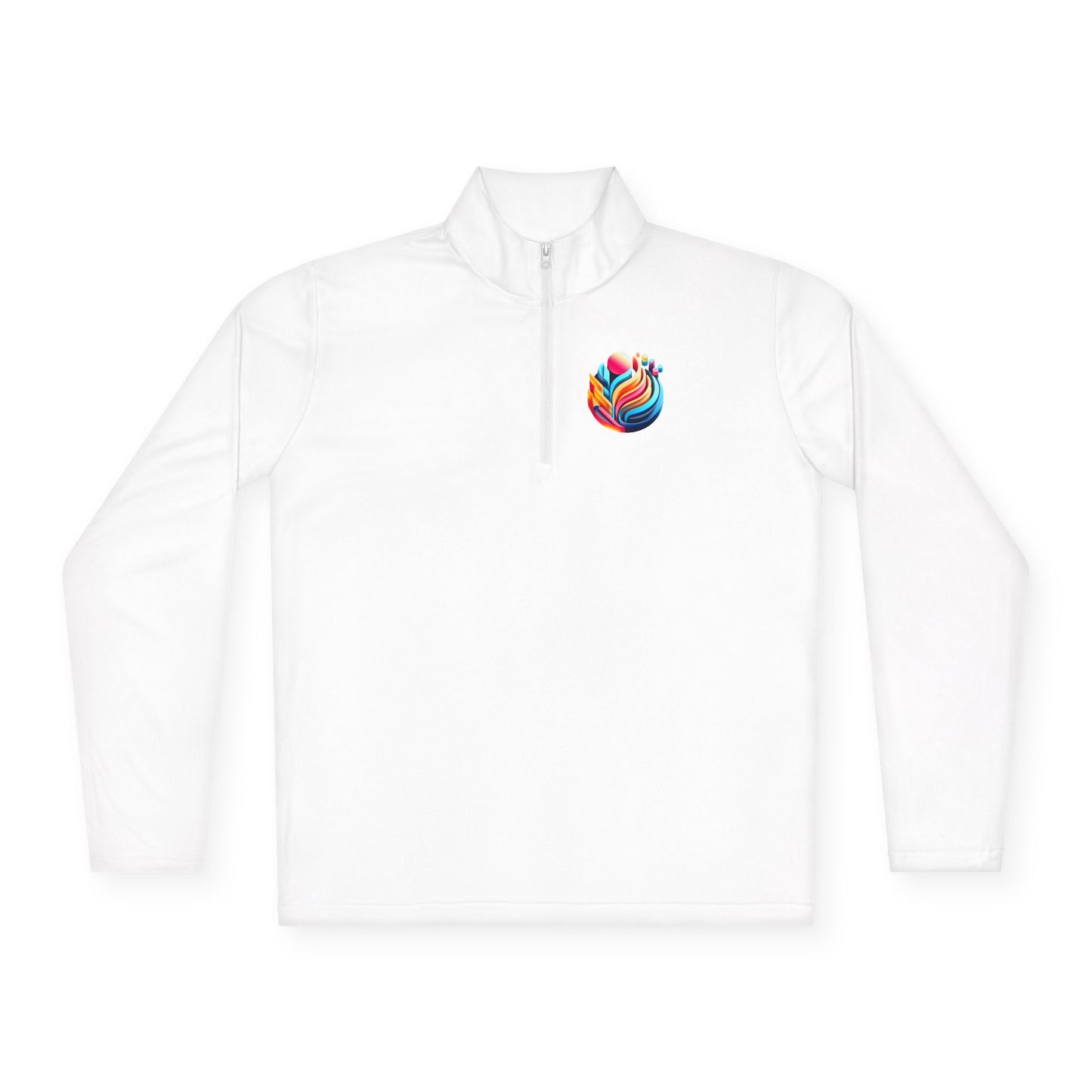 Vibrant Unisex Quarter-Zip Pullover