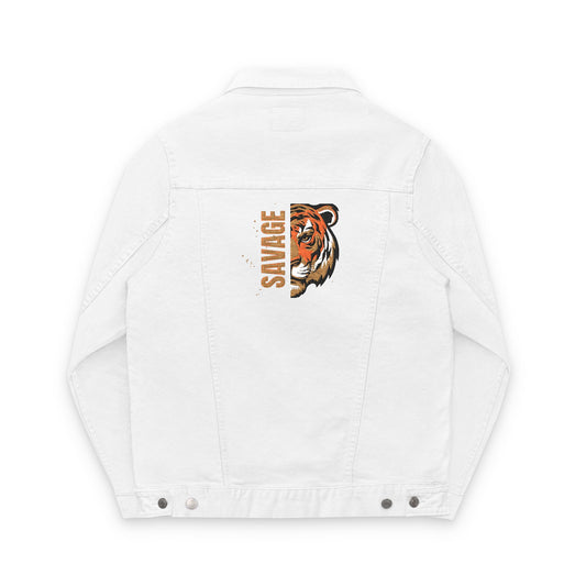 Embroidered Unisex Denim Jacket
