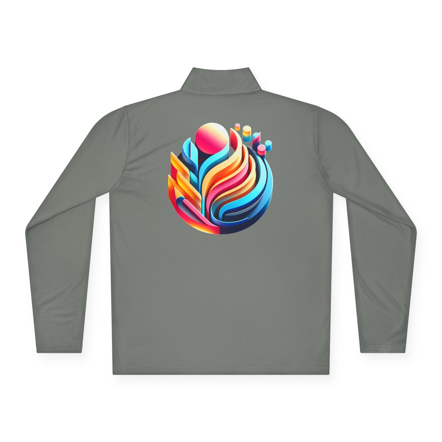Vibrant Unisex Quarter-Zip Pullover