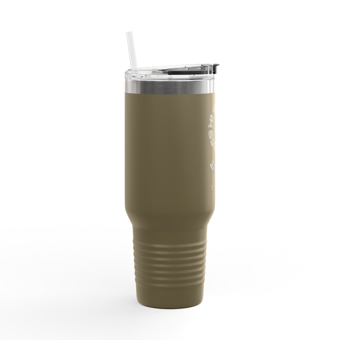 Travel Mug - Less Hustle More Coffee Stanley Cup Design