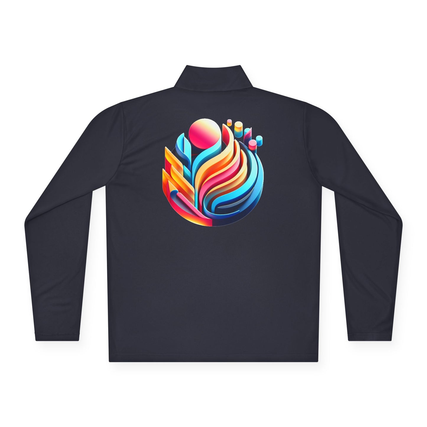 Vibrant Unisex Quarter-Zip Pullover