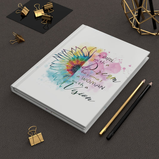 Inspiring Women's Journal - Colorful Hardcover Notebook