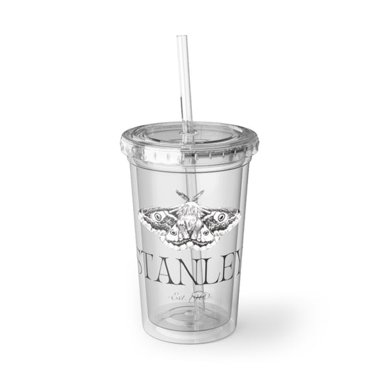 Stylish Acrylic Cup With Straw
