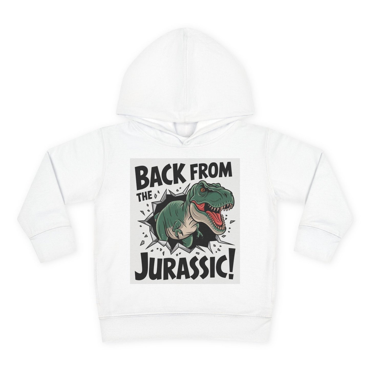 Dinosaur-Themed Toddler Fleece Hoodie - Kids Pullover