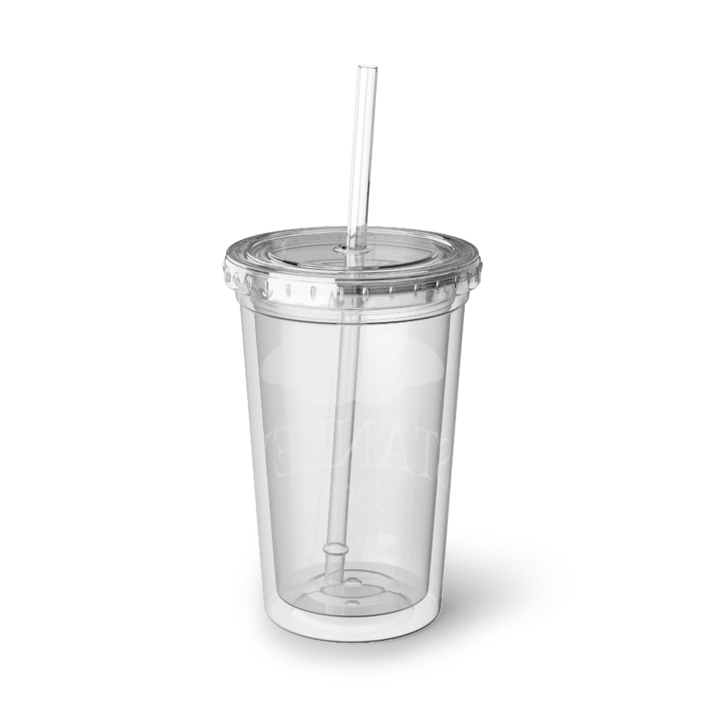 Stylish Acrylic Cup With Straw